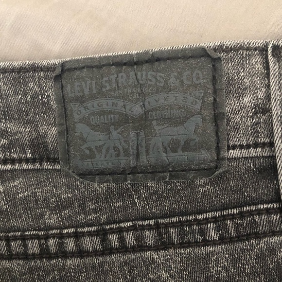 Levi’s 710 Super Skinny Black Acid Wash Jeans - Picture 7 of 11